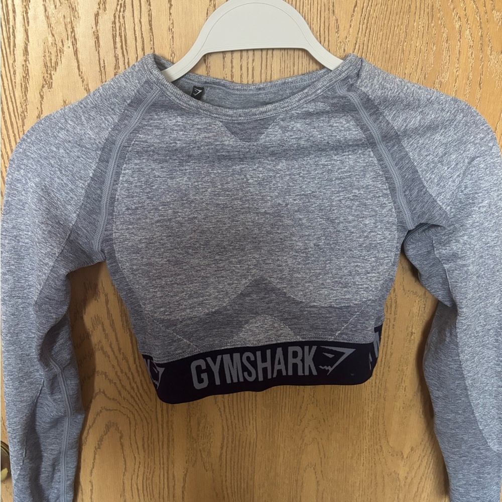 Gymshark Heather Gray Crop Top